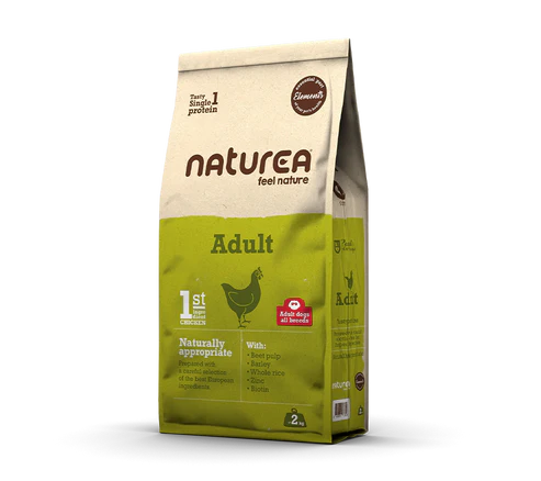 Naturea Elements Chicken & Rice Naturally appropriate Adult храна за кучета с Пилешко месо и Ориз 2кг