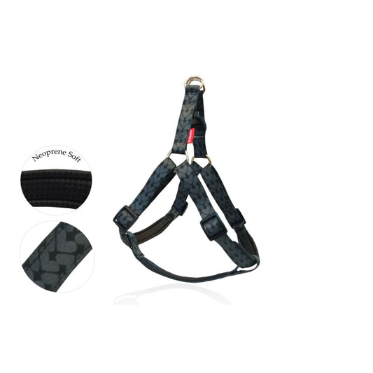 Pet Interest Goget Harness Neoprene Cuori Grigi нагръдник за кучета S 1,5 × 48–58 см