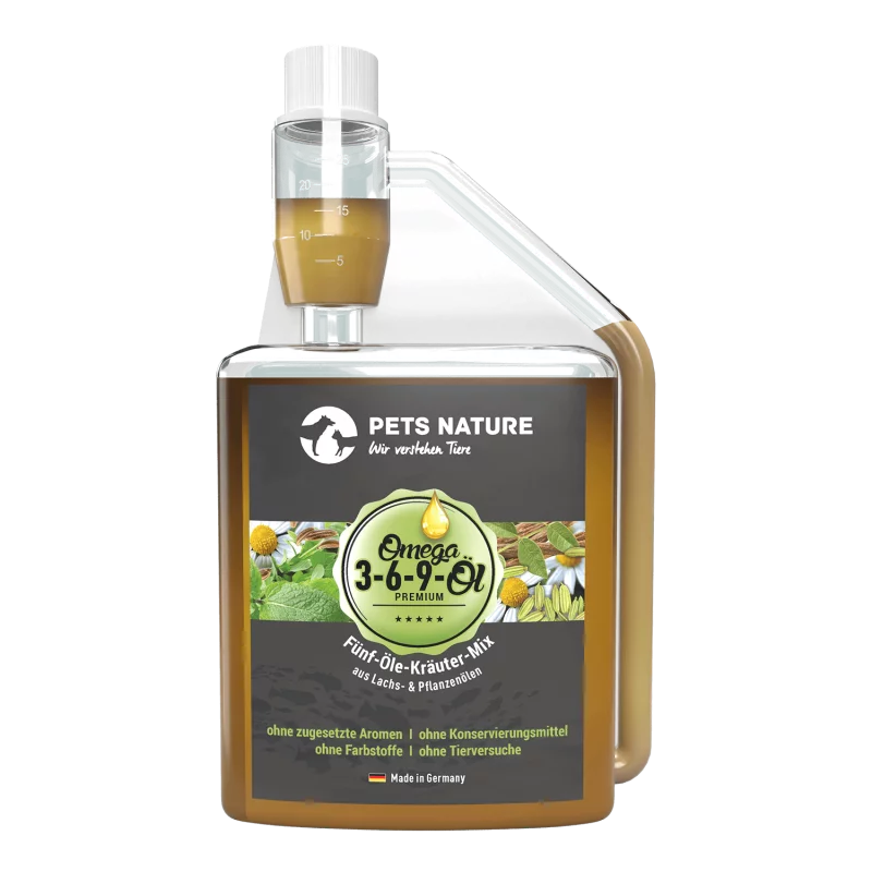 Pets Nature 3-6-9 Kräuteröl натурално билково масло Омега 3-6-9 за кучета и котки 250 мл
