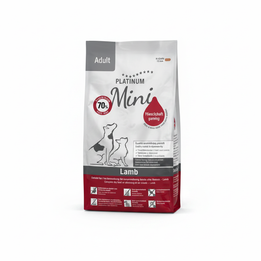 Platinum Adult Lamb Mini 900 г – суха храна с 70% прясно Агнешко месо и ориз