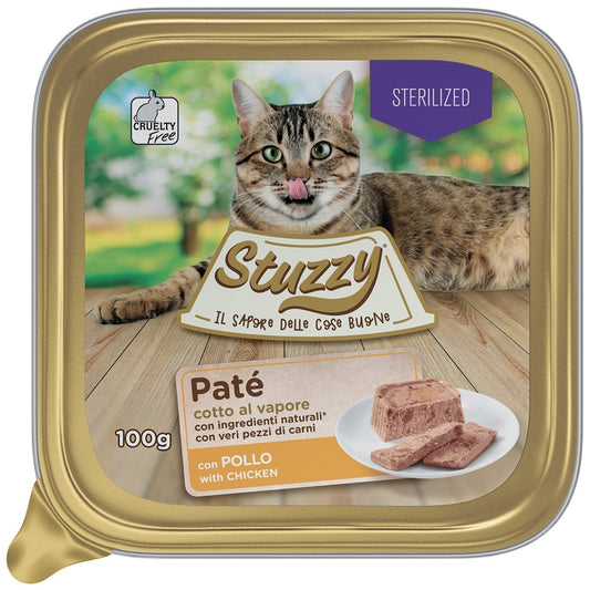 Stuzzy Paté Chicken Sterilized пастет за кастрирани котки с Пилешко 100гр.