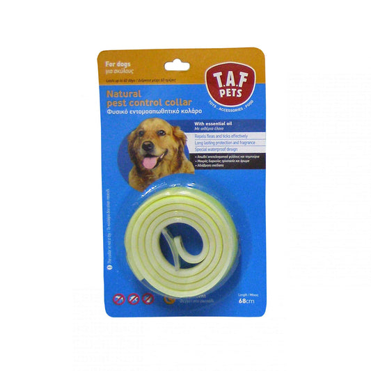 TAF Pets натурален антипаразитен нашийник за кучета 68см
