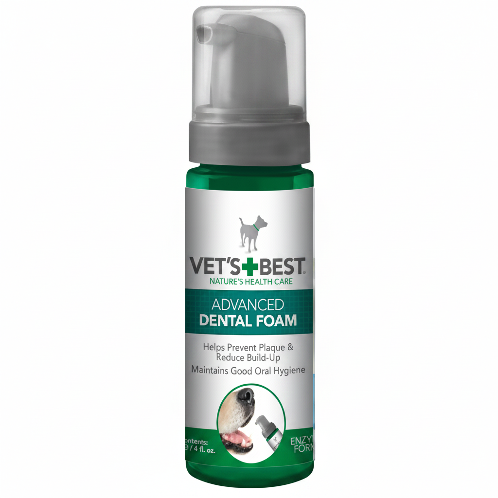Vet's Best Advanced Dental Foam дентална пяна за кучета с ензими, мента, здравец и карамфил 150 мл