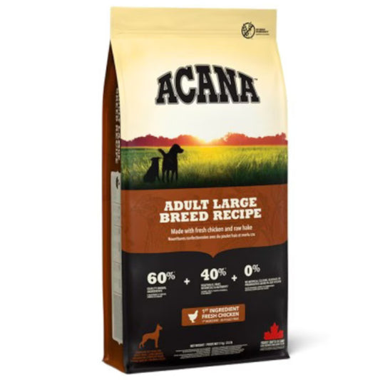 Acana Adult Large Breed Grain Free суха храна за кучета от едри породи с пилешко и пуешко 17 кг