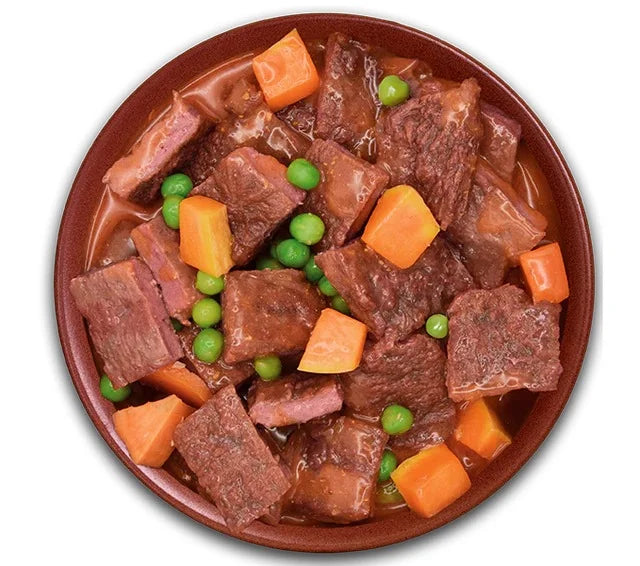 Alpha Spirit Real Food Roast Beef Stew Grain Free натурална яхния за кучета с 97% Телешко месо, Сладки картофи и Зеленчуци 280г