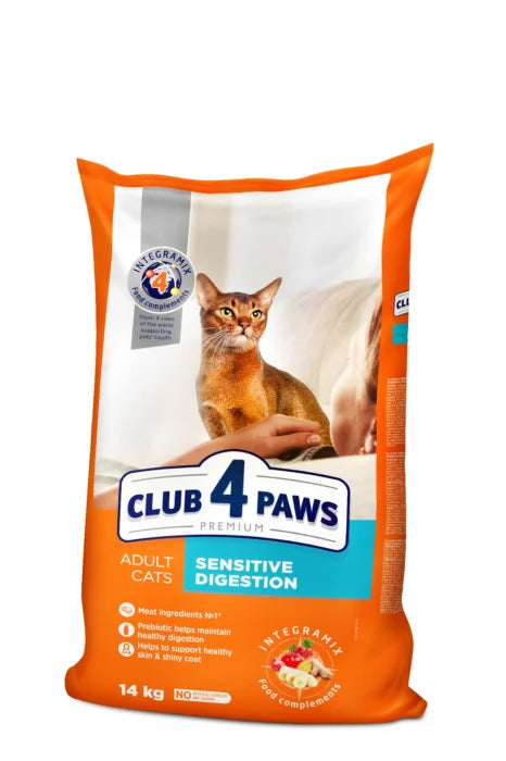 Club 4 paws Sensitive Digestion Adult насипна храна за котки с чувствително храносмилане 1кг