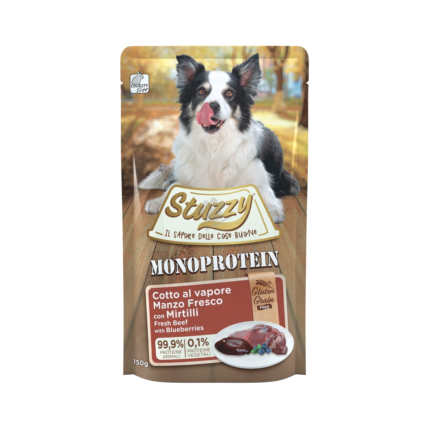 Stuzzy Monoprotein Beef с прясно говеждо 150 гр.