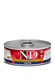 N&D Quinoa Digestion Adult храна за котки с Киноа 80г конс.
