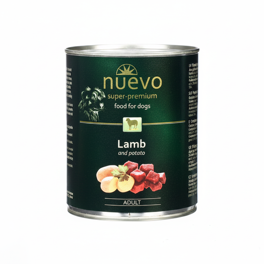 Nuevo Lamb & Potato Adult мокра храна за кучета с Агнешко и Картофи 800г
