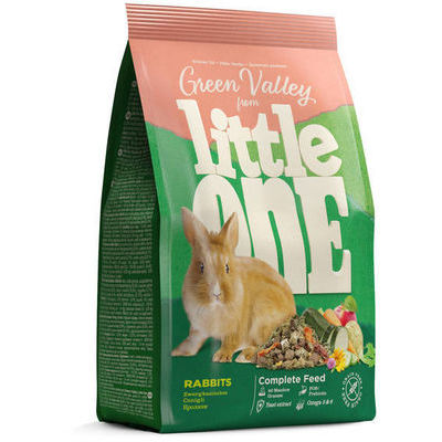 Little One Green Valley Rabbits храна за зайчета с фибри 750г