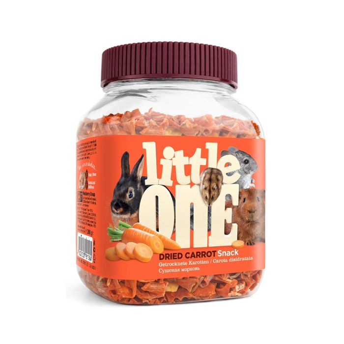 Little One Dried Carrot сушени моркови за гризачи 200г