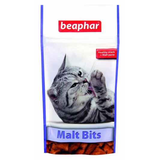 Beaphar Malt Bits малцови хапки против космени топки за котки 35г