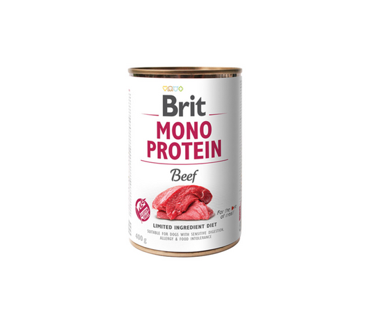 Brit Monoprotein Beef храна за кучета със 78% Телешко месо 400г