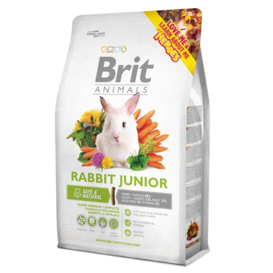 Brit Rabbit Junior храна за подрастващи зайчета 300г