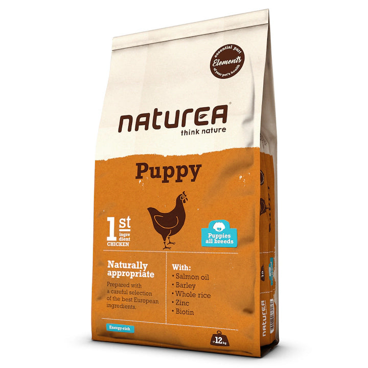 Naturea Elements Chicken & Rice Monoprotein Naturally appropriate Puppy храна за подрастващи кученца с Пилешко месо и Ориз 12кг