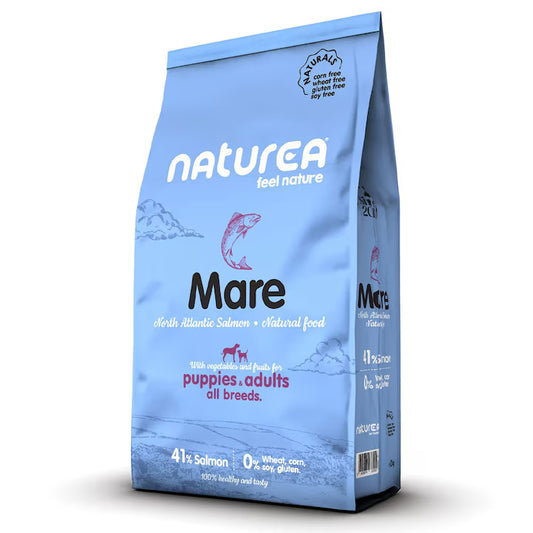 Naturea Naturals Mare Salmon Monoprotein Grain free Puppies and Adults хипоалергенна храна за кучета със Сьомга 12кг