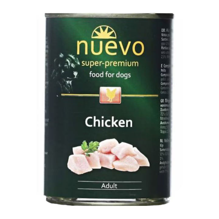 Nuevo Chicken Adult мокра храна за кучета с Пилешко месо 400г