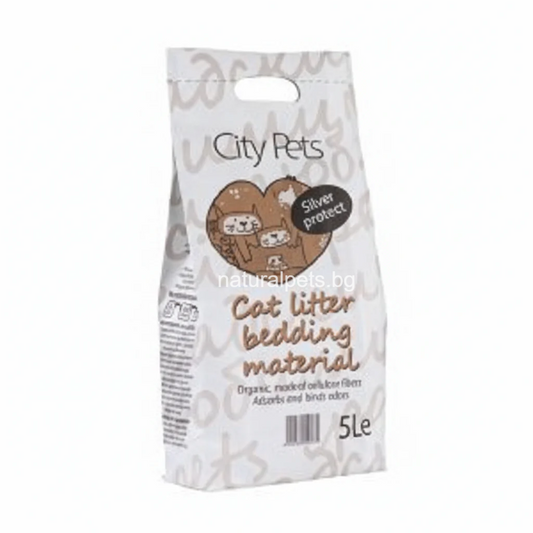 City Pets Cat Litter Silver Protect хигиенична постелка за котешка тоалетна със сребърни йони 5л