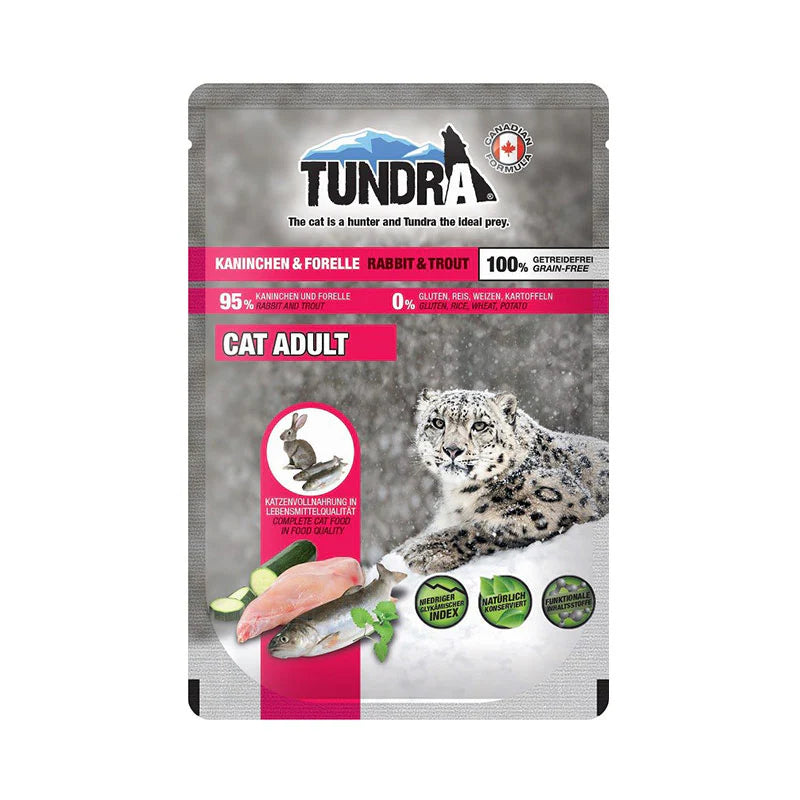 Tundra Rabbit & Trout Adult храна за котки със Заешко и Пъстърва 85г пауч