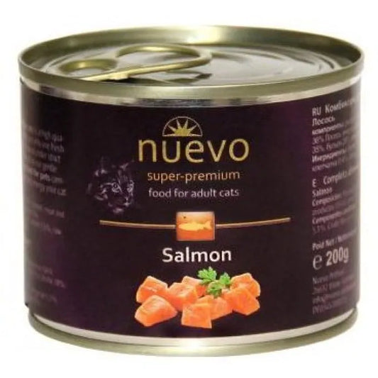 Nuevo Salmon Adult храна за котки със Сьомга 200г конс.